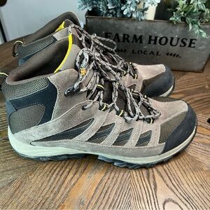 Columbia Crestwood Hiking Boots Men's Waterproof Mid Outdoors Shoes.